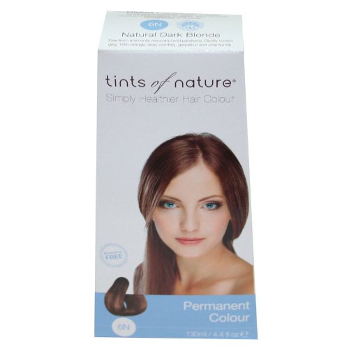Tints of Nature Organic 6N Natural Dark Blonde Conditioning Permanent Hair Colour 130ml