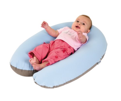 Doomoo Buddy SJ B10 – Cotton – großes Stillkissen, Farbe elfenbein / safari (ivory / safari) - 5