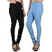 Danbro Womens Denim Jeggings Blue and Black (pack of 2) RS.1450.00