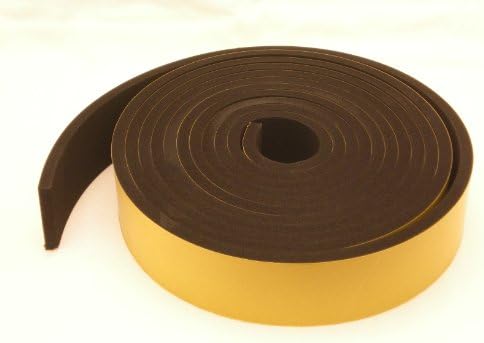 neoprene rubber self adhesive strip 50mm wide x 1.50mm thick x 10m long