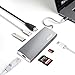 Produktbild USB C Hub für MacBook Pro 2017 , Micar 7-in-1-Type C Hub mit Gigabit Ethernet, 4K HDMI Ausgang, USB C Stromversorgung, SD und Micro SD Kartenleser, 2 USB 3.0 Anschlüsse, Multiport Adapter andere Typ C Geräte