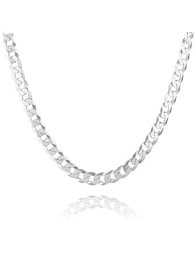 STERLL Herren Hals-Kette aus massivem 925 Silber, ideal als Geschenk für Mann oder Freund, mit Schmuckbox