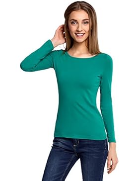 oodji Collection Damen Langarmshirt
