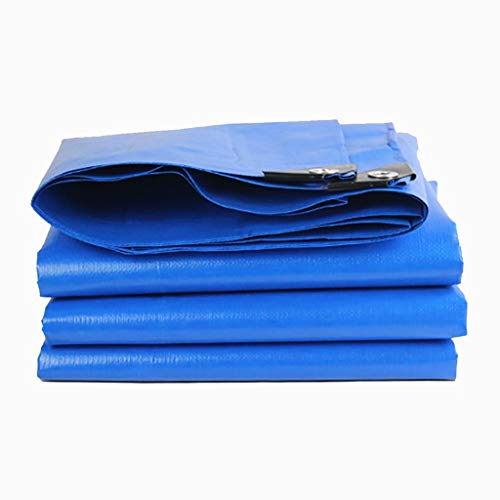 Preisvergleich Produktbild Gewebeplane Plane Verdickung Isolierung Regenfest Wasserdicht Sonnencreme Plane Plane PC Blau Orange Visier 180 / Plane Zum Abdecken (größe : 4x6m)