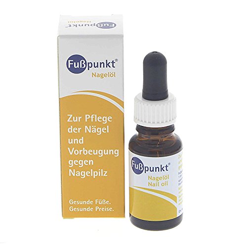 Fußpunkt Nagelöl, Pflegeöl, Spezialpflege für splittrige, trockene Nägel und Nagelhaut, 15 ml, 1 Stück