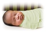 SwaddleMe 10512 – Neugeborenes/Baumwolle – Ganzkörper-Pucksack ist ideal bei Schreibabys Small grün - 2