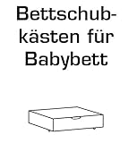 Dreams4Home Babyzimmer Set ‚Coco‘, Bett,Schrank,Wickelkommode,Regal,Wandboard,Alpinweiß,Absatz in Orange, Modell:mit Bettseiten;Bettkasten:mit Bettkasten - 3