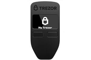 Trezor Model One - La Cartera de Hardware de Criptomonedas Original, Seguridad de Bitcoins, Almacene y Administre Más de 7000 Monedas y Tokens, Configuración Rápida y Sencilla (Negra)