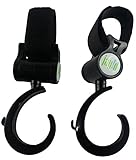 Zwei robuste und universale Kinderwagen Haken, ideal zum...