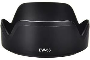 PANLOUTING Ersatz 49mm Gegenlichtblende EW-53 für Kameraobjektive | Kompatibel mit Canon EOS R100 R50 M50 Mark II M5 M6, RF-S 18-45mm f/4.5-6.3 is STM, EF-M 15-45mm f/3.5-6.3 is STM
