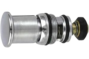 Daaxing Valvola di commutazione per doccia in rame cromato, deviatore per vasca tripla, rubinetto per doccia a molla (C0011)