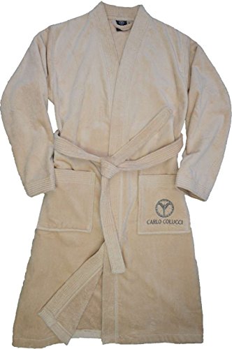 Preisvergleich Produktbild Carlo Colucci Bademantel Beige L
