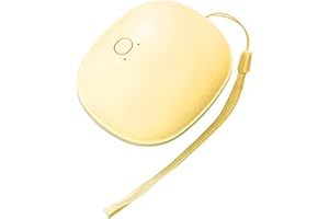 SUPYINI Ogrzewacze do rąk z możliwością ładowania, elektryczny ogrzewacz do rąk, elektryczny przenośny kieszonkowy ogrzewacz do rąk, powerbank, wielokrotnego użytku USB, idealny do uprawiania sportów na świeżym powietrzu, na kemping, ciepłe prezenty dla kobiet, mężczyzn