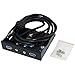 Produktbild 3.5" 20Pin Auf 2USB 3.0 Port HUB + HD Audio PC Floppy Drive Bay Front Panel Rack