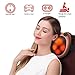 Produktbild Massagekissen Jochmassagegerät Nackenschulterrücken, Elektrische Nackenmassagegerät-Heizfunktion und 3D-Drehmassagekopf-Muskelschmerzentlastung