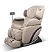 Produktbild Luxus Massagesessel Shiatsu F3 Leder cremeweiss / beige mit Rollentechnik Massage + Heizung + Armmassage Sessel für Wohnzimmer günstig bequemer massierender Fernsehsessel Ledersessel