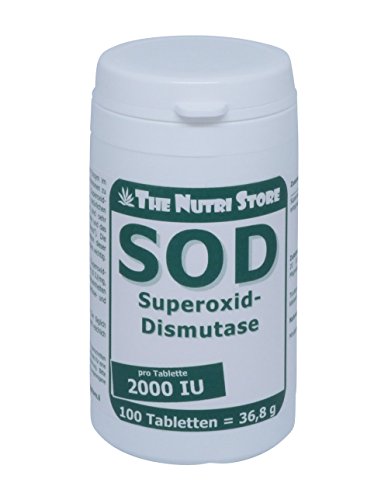 Preisvergleich Produktbild SOD 2000 IU Superoxid-Dismutase Tabletten 100 Stk.
