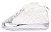 EOZY 1 pair Soft Non-Slip Toddler Infant Crib Kids Baby Girl Lace Rose Shoes Walking Sneaker Prewalker Outsole length 11cm 3 Colors (White)