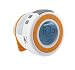 Produktbild Grundig Sonoclock 230 Uhrenradio mit Wake-up Light, USB und microSD-Kartenschacht weiß/orange