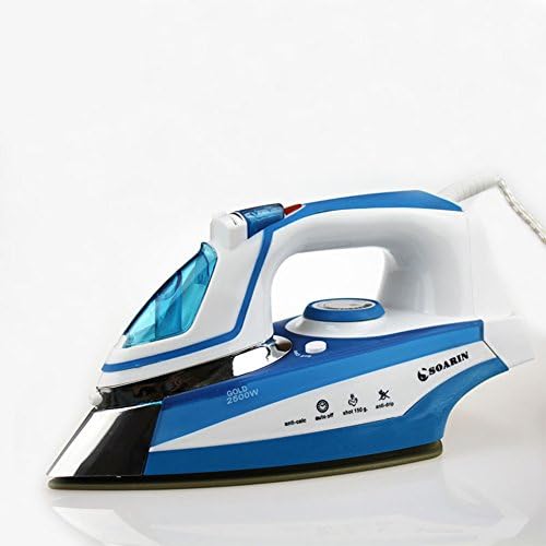 Wkkie Ultra Powersteam Anti-calc Steam iron Ceramic soleplate With 150g Steam boost,Auto-off And Anti-drip,Cutting branches-A