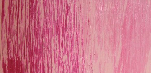 Wachsplatte pink altrosa, bemalt 20x10 cm - 9869 - Verzierwachsplatte 200x100 mm für Kerzen