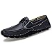 Produktbild Oxford-Schuhe Für Herren Leder Schnür Bootsschuhe Für Herren Slip-on Mokassins Schuhe Deck Schuh Mode Loafer,Blue-46