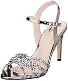 buffalo pumps schwarz leder Verschluss: Schlupfschuh Buffalo Damen Afterglow Riemchensandalen, Grau (Pewter 000), 39 EU
