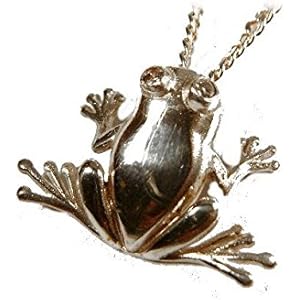 Anhänger Frosch Silber 925 Frösche Wetterfrosch