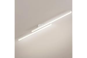 Klobvtt Plafoniera a LED Lampadario lineare Moderno Illuminazione a soffitto Plafoniere minimaliste a Semi-Incasso Striscia Lunga Vicino alle lampade a soffitto per corridoio Soggiorno Ufficio