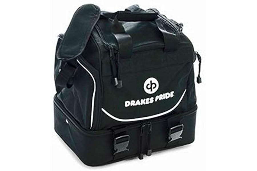 Drakes Pride Black Crown Green / Flat Green 4 Bowl PRO MIDI Bag **B4250**