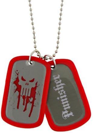Jewel M The Punisher Double-Sided Dog Tag
