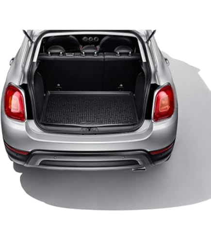 Vasca Baule Per Fiat 500X Dal 2014 - Protezione Bagagliaio 3D In TPE, Lavabile, Con Bordino Rialzato - Foto 7