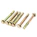 Produktbild DealMux M8x100mm gelb verzinkt Sechskant Expansion Ankerbolzen Schraube 6pcs