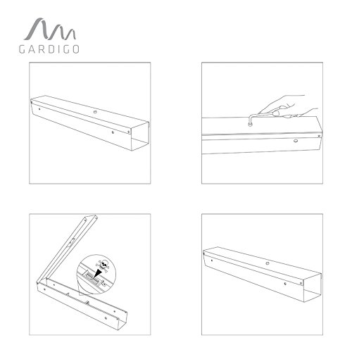 Gardigo Profi Metall-Köderfalle 60 cm, Mausefalle, Rattenfalle, Köderstation, Köderbox, für Giftköder - 6