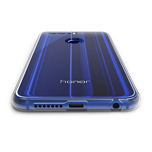 Huawei Honor 8 Hülle Case ,Elekin Transparent TPU Case Crystal Clear Handyhülle Schutzhülle für Huawei Honor 8 - 5