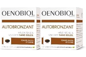 Oenobiol Autobronzant Hâle uniforme et lumineux sans soleil - Lot de 2 boites