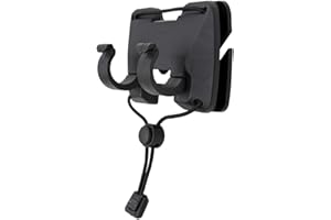 Raprance Supporto per canna da pesca girevole per pesca a mosca, porta canna da pesca indossabile cintura da pesca