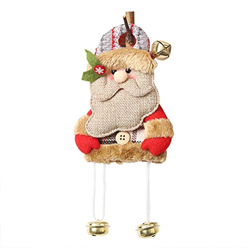 lookthenbuy, Ciondolo a Forma di Cartoni Animati Natalizi, a Quadri, Idea Regalo per Bambini, Elderly