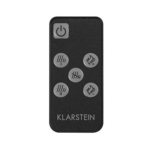 Klarstein Studio-2 Elektrokamin Kaminofen (2000 Watt Heizlüfter, Flammensimulation, große Front, LED-Beleuchtung, Fernbedienung) weiß - 5