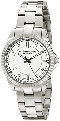 Stuhrling Original Damen-Armbanduhr Symphony 408LL Analog Quarz 408LL.01
