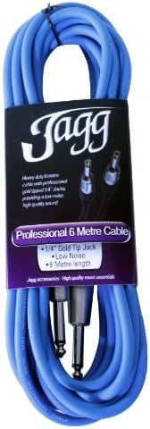 Jagg 6m Professional Instrument Cable - Blue