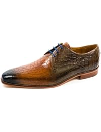 Melvin & Hamilton MH15-053 - Zapatos de Cordones de Piel Lisa para Hombre Marr�n Marrón 46 EU