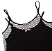 Intimate Portal Women's Snuggle-Touch Cotton Maternity Nursing Cami Tank Black Medium