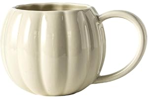 ARSBORUI Tasse de Citrouille, Tasse à Café en Céramique en Forme de Citrouille, Tasse de Citrouille halloween,Mug Automne Pumpkin Mug Mignonne Cadeau pour Halloween,Thanksgiving Et Fournitures Fête (B)