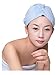 Moolecole Women Fashion Absorbent Microfiber Hair Dry Towel Shower Cap Hair Turban Quick Dry Hat Cap Blue