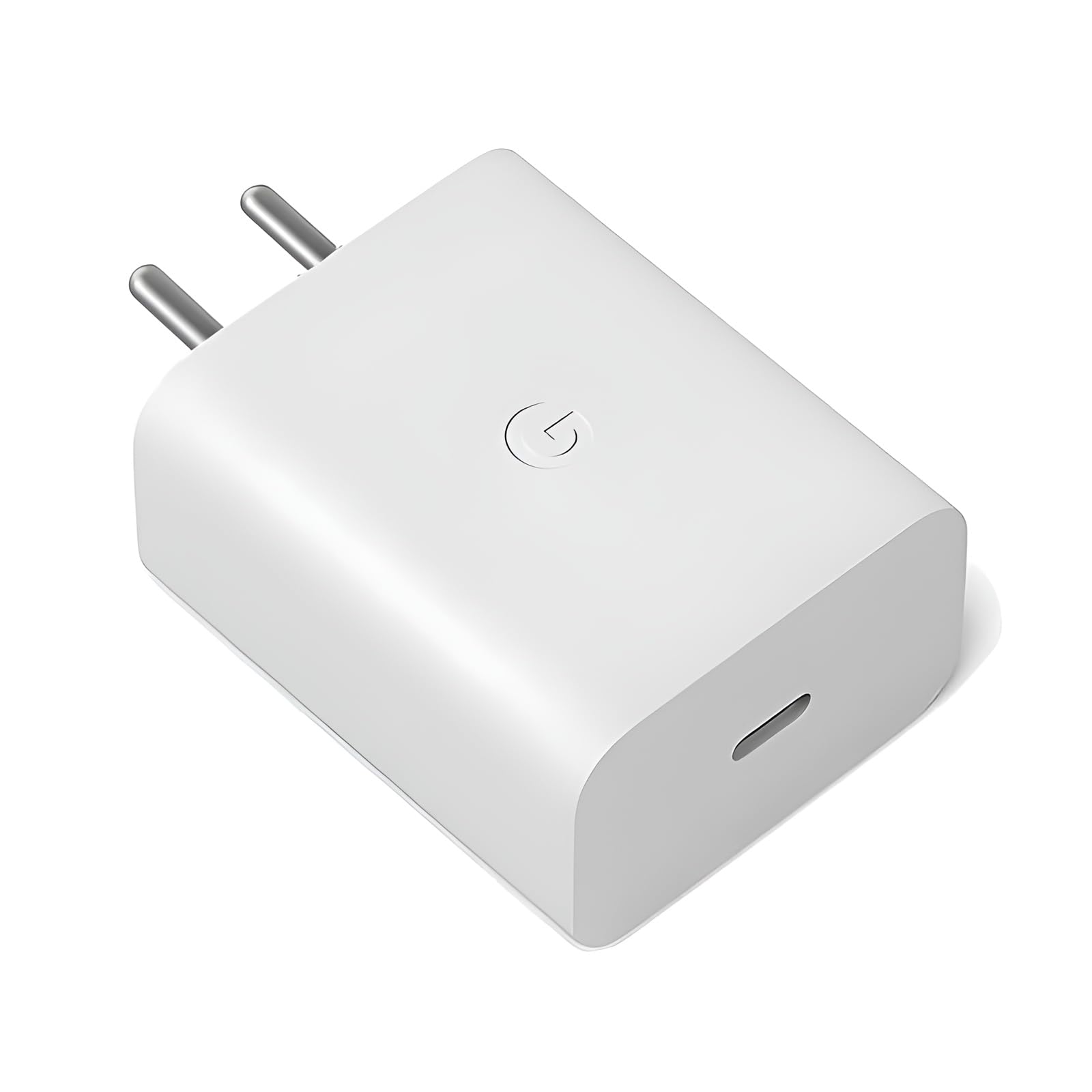 Google 30W Original Type C Fast Charging Power Adapter for Google 9A/ 9 Pro XL/9 Pro/8 Pro/8/8a,7 Pro/7/7A, Pixel 6a, Tablet/Chrome Books & Other USB C Devices Quick Charger Support - 30 watt, White