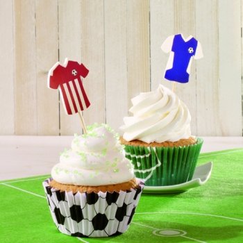 CupCake Deko-Set „FUSSBALL“ (40-tlg.) - 2