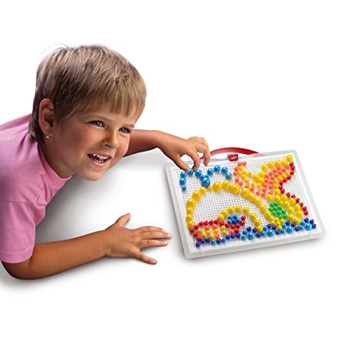 Quercetti Fanta Color Gross Buntes Steckspiel 0950 mit Transport box - 5