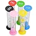 Produktbild tankerstreet Sand Timer Sanduhren, Sanduhr Sand Uhr Timer 30 Sekunden/1 min/2 Min/3 Minuten/5 Minuten/10 Minuten Neuheit Dekorationen Geschenk Spielzeug für Kinder Kinder Kleinkind Studenten spezielle Bedürfnisse Pack von 6 Farben sortiert