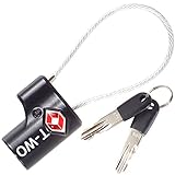 ✅ NE VOUS EMBROUILLEZ PAS - FIABLE - DURABLE - LEGER - CADENAS POUR BAGAGE - VOYAGES LONGUE DUREE : Léger à seulement 39 grammes et de taille compacte, ce cadenas à clef pour valises, backpack offre une SÉCURITÉ que vous pouvez sentir dès que vous le prenez en main. Vous pouvez être assuré que cet accessoire de voyage indispensable gardera vos objets rangés en toute sécurité, jour et nuit.